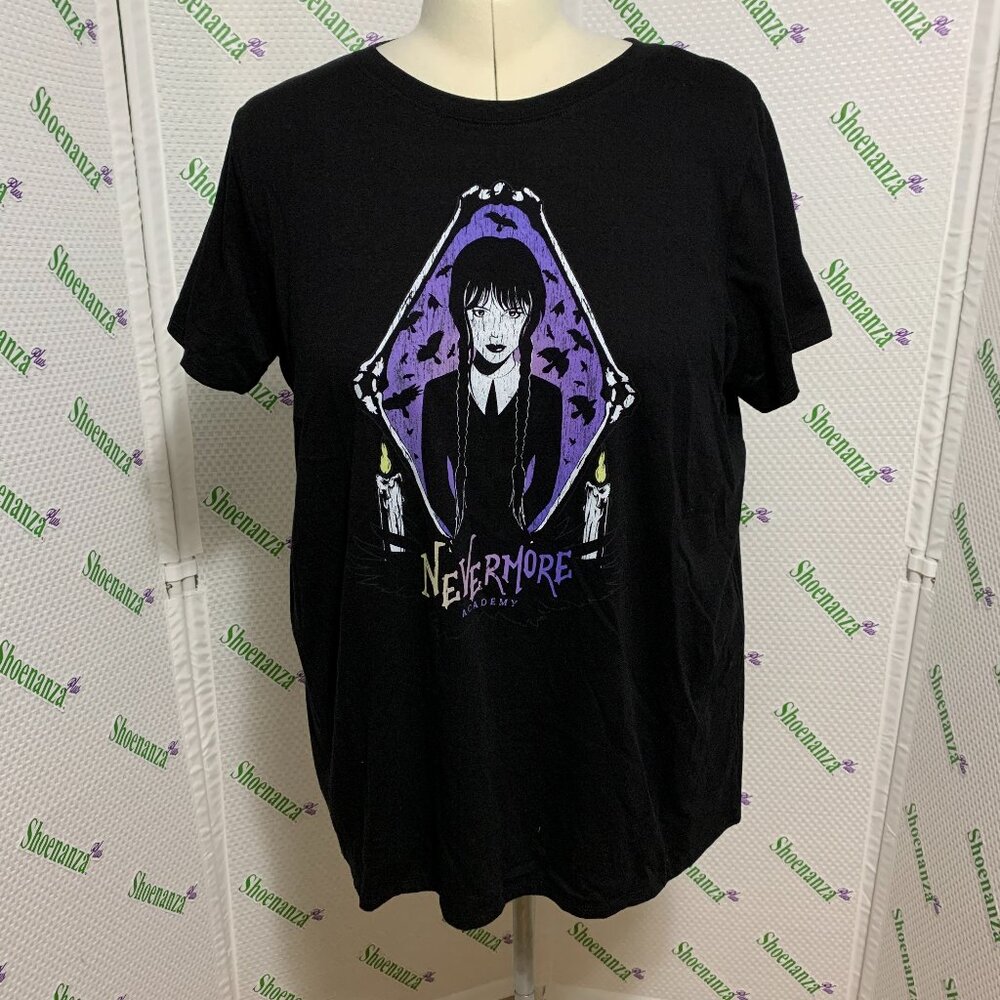 Torrid Tee Shirt Wednesday Addams Nevermore Halloween Classic Fit Plus 3 22 24